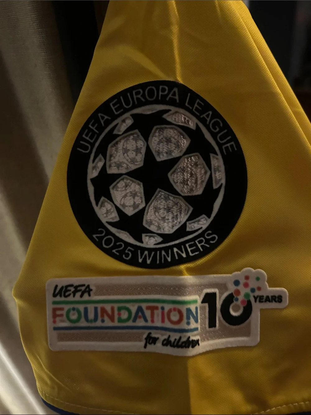 Nike Yellow Jersey with Black Kraken Logo